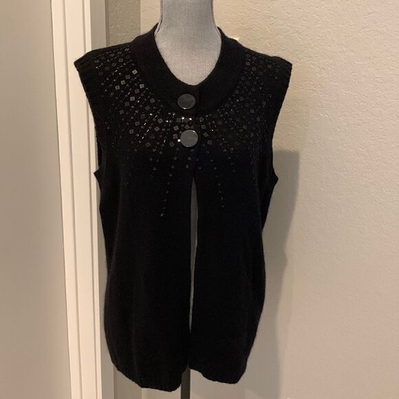 Pine Needles NY Sweater Vest - Picture 1 of 8